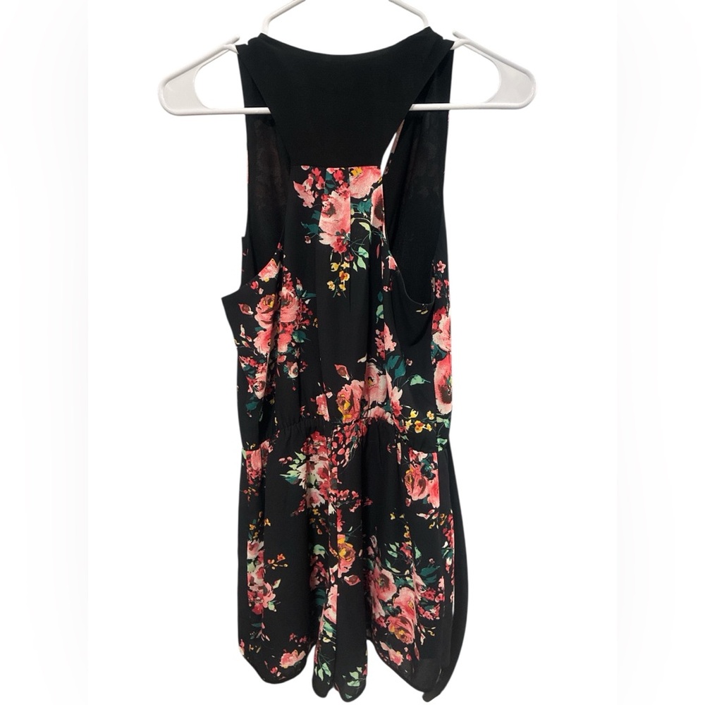 Adelyn Rae Floral Wrap Romper - Picture 2 of 2